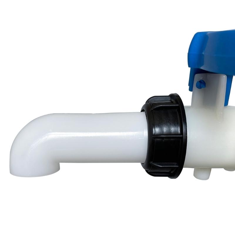 2Pcs IBC Tank Adapters Hose Splitters Connector Extension Drain Spouts Hose Water Tank Nozzle Tap Caps Valves Fitting