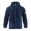 Men's Winter New Arrival Double-Faced Fleece-Lined Warm Hooded Zip-Up Casual Flag Logo Jacket
