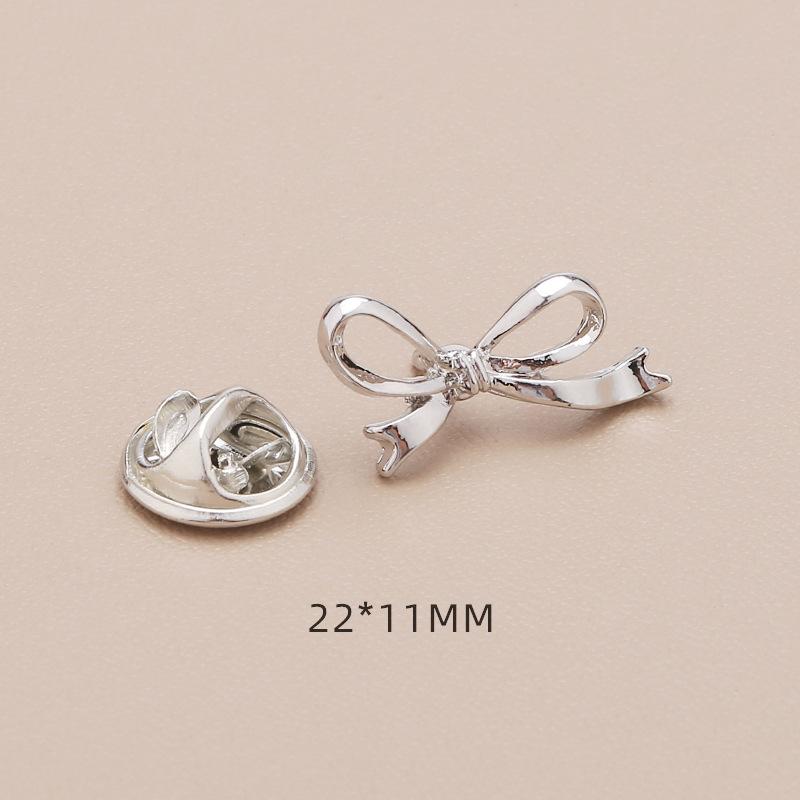 1pcs Cute Mini Brooch Pins Butterfly Flower Pearl Neckline Brooches Shirt Collar Lapel Pin Buckle Fixed Invisible Brooch Jewelry
