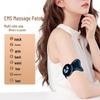 Smart Mini Remote-Controlled EMS Neck and Shoulder Pulse Massager - Battery Operated