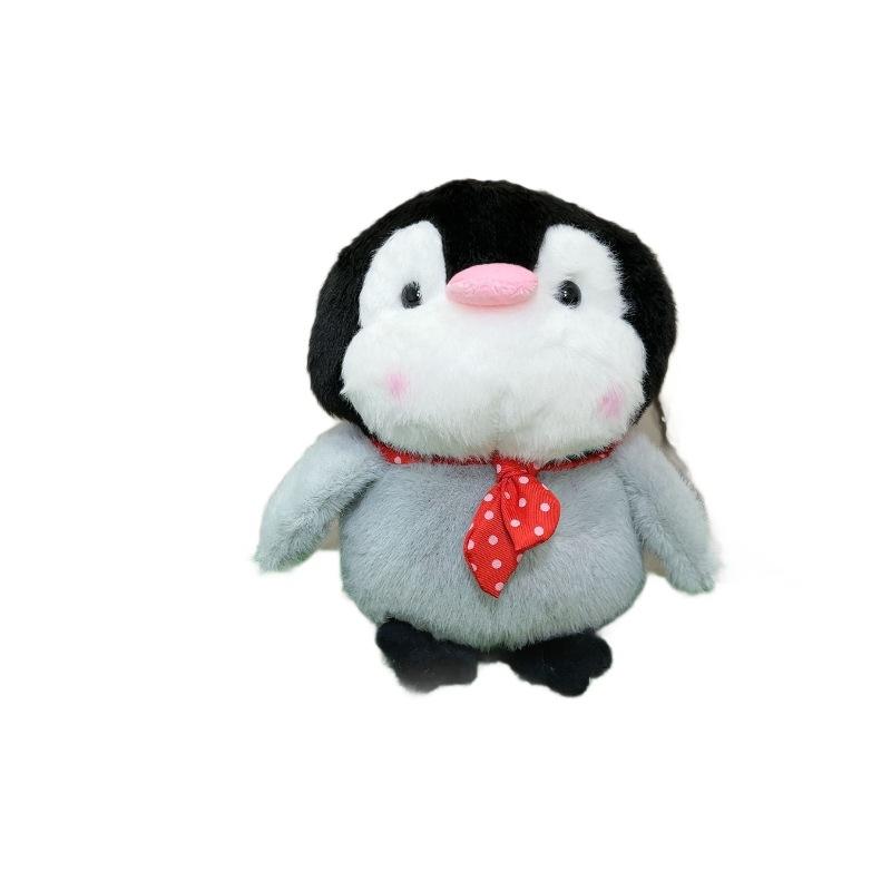 Penguin Doll Plush Toy Tie Knot Doll Holiday Gift Wedding Throw Eight Inch Grab Doll
