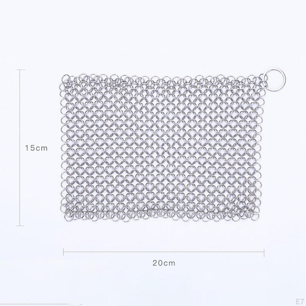 Gusseisenreiniger Scheuerschwamm Edelstahl Scheuerschwamm Mehrzweck für Teller