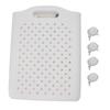 Foldable Laundry Hamper Hollow Out Beathable Space Saving Laundry Basket with Universal Wheels