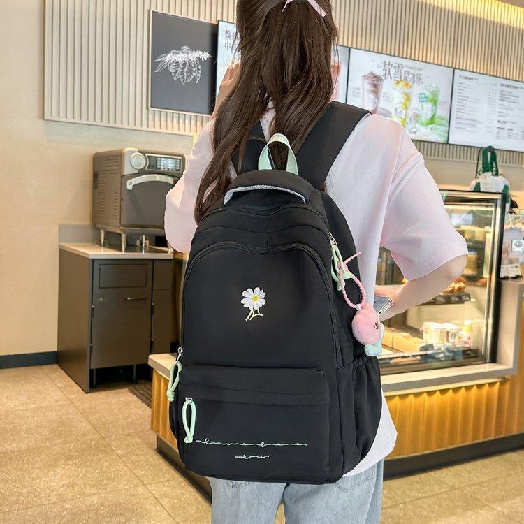 Schoolbag simple schoolbag junior high school girls children primary school students backpack high school students 1011 new high value backpack
