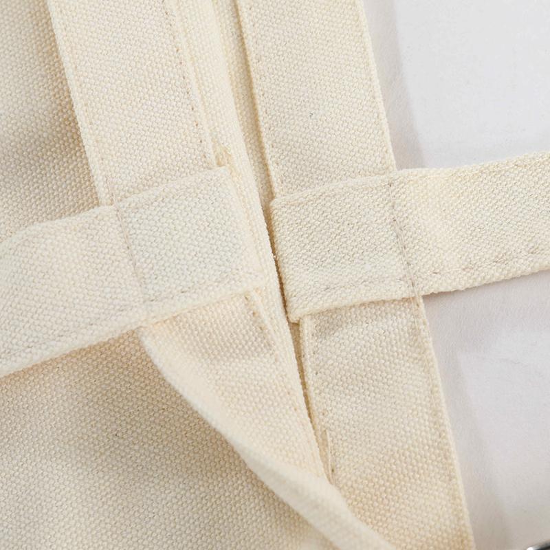 Fashion Canvas Shoulder Bag Customized Print Canvas Shopping Bag Casual Large Capacity Schoolbag Tote Bag