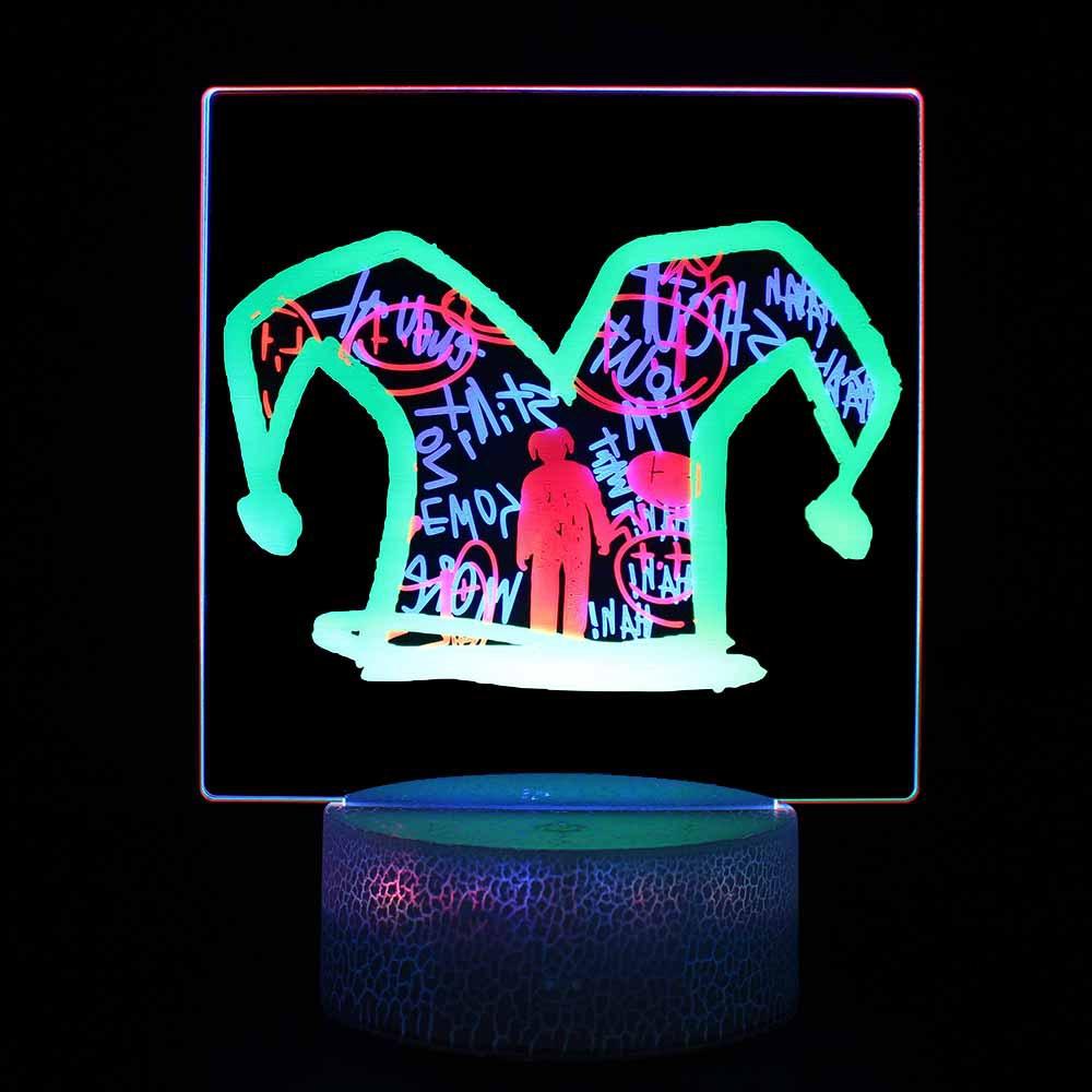 Music Taylor Guitar Music Note Earphones Series Ambient Light Usb Colorful Rgb Night Light Small Desk Lamp