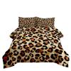 Leopard Leopard Print Fat Quilt Printing Home Textile Quilt Printing Feather Silk Cotton Three Piece Quilt Cover