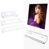 Clear Album Record Holder Display Acrylic Magazine Rack Floating Shelves for Books  Living Room