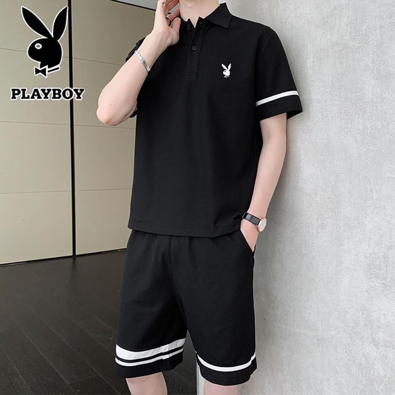 Playboy Men s Summer Polo & Shorts Set 3XL