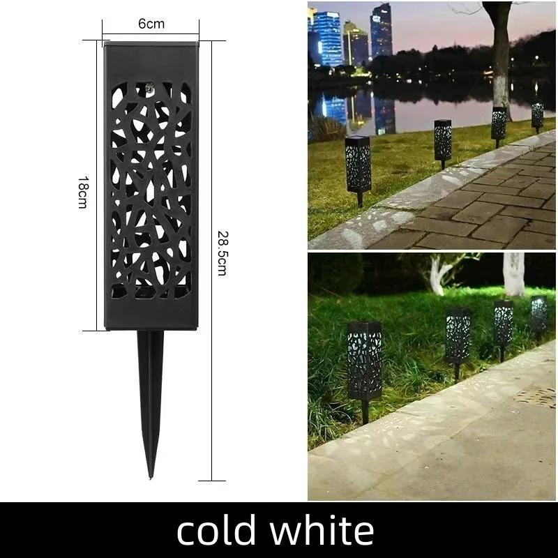 6PCS Outdoor LED Solar Lights Solar Powered Garden Lamp Waterproof For Yard Patio Lawn Pathway Walkway Decoration Lighting