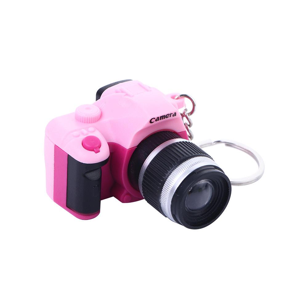 Accessorie Pendant Led Light With Sound Creative Camera Simulation Cameras Flashing Camera Keychain Camera Keychain