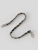 Ruedeugenie [Silver Chain] Black Chain Strap _ 45Cm