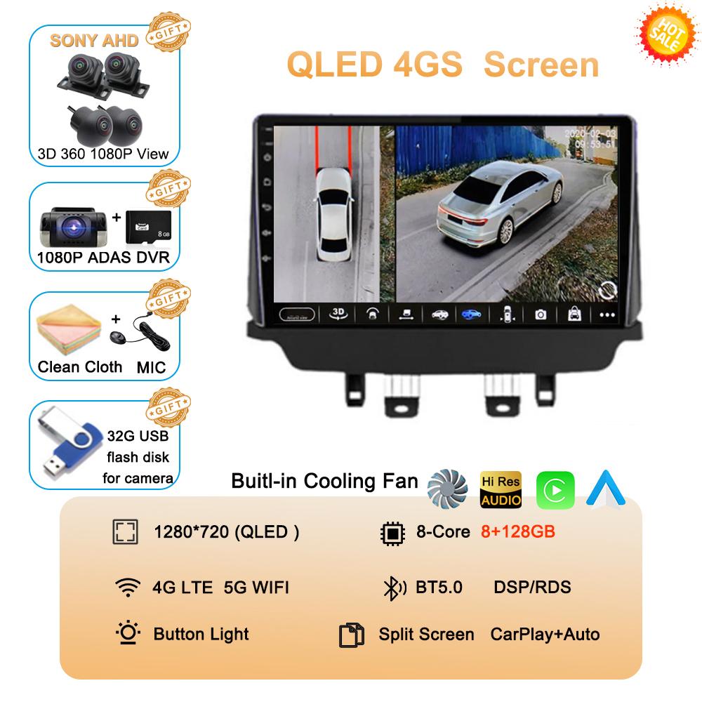 Car Radio Android 14 For Mazda CX-3 CX3 Mazda 2 DK 2014 - 2021 Multimedia Video Player QLED GPS Navigation Wireless Carplay Auto