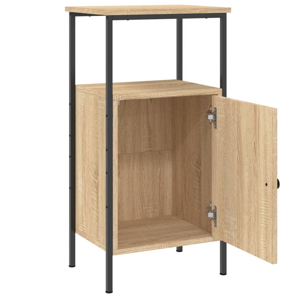 Nightstands 2 Pcs. Sonoma Oak Finish 41 X 31 X 80 Cm Engineered Wood