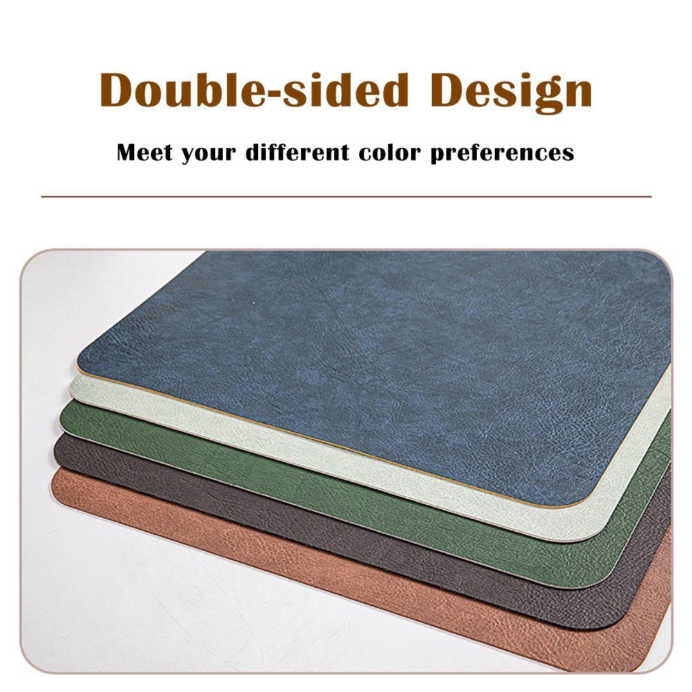 Cowhide Patterned Mouse Pad Non-slip Computer Laptop Mousepad Writing Pad  Home Office