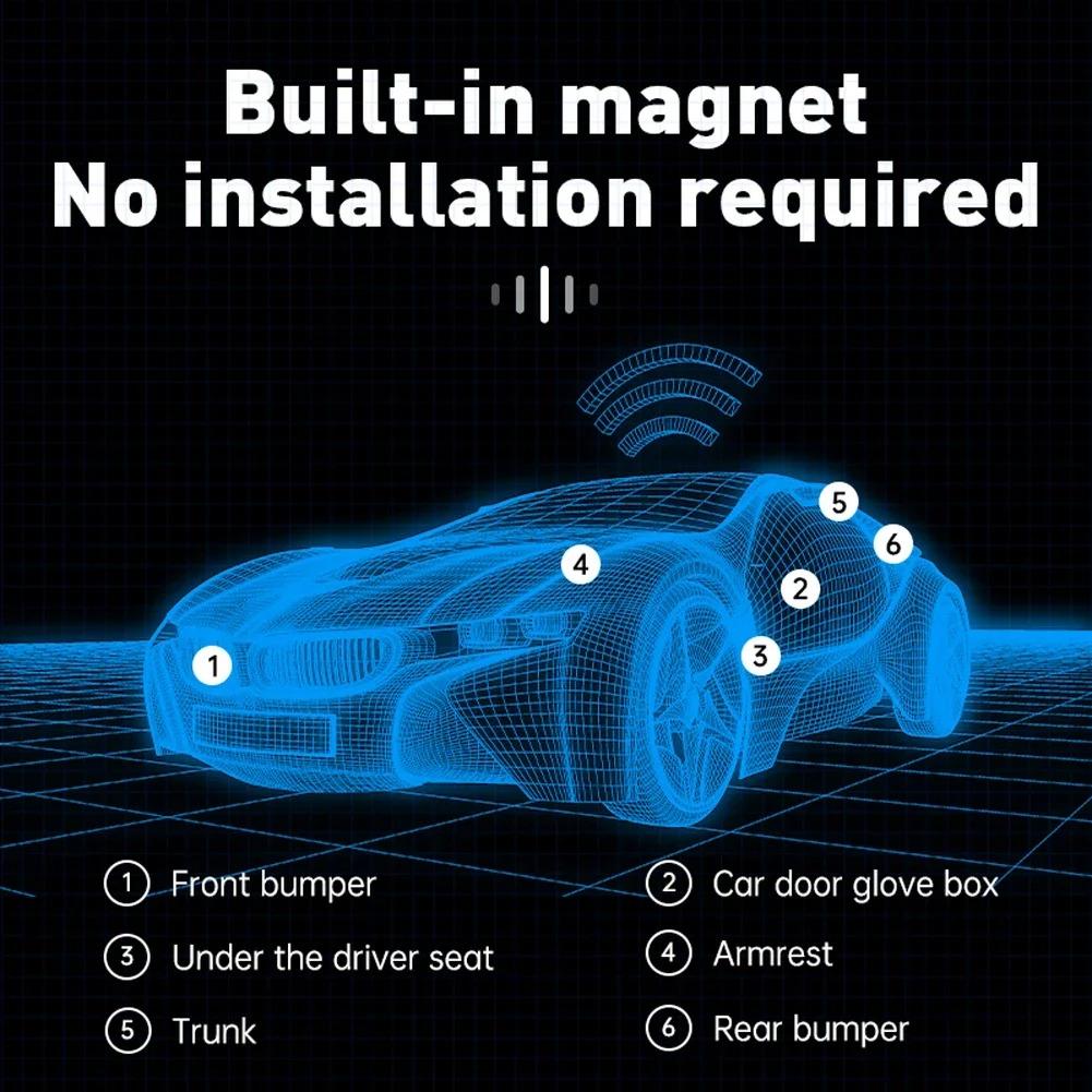 Car Vehicle Tracking Anti-Lost Locator Mini GPS Tracker for Vehicles Locator Tracker for Tracking System Long Battery Life