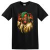 Aap Rocky Hip Hop Porträt T-Shirt Aap Mob Psychedelisches Graffiti Tee