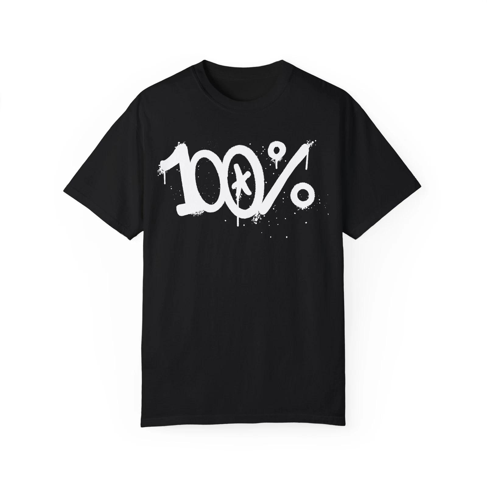 100% Urban Graffiti Art Style Quote :: Unisex Garment-Dyed T-Shirt L