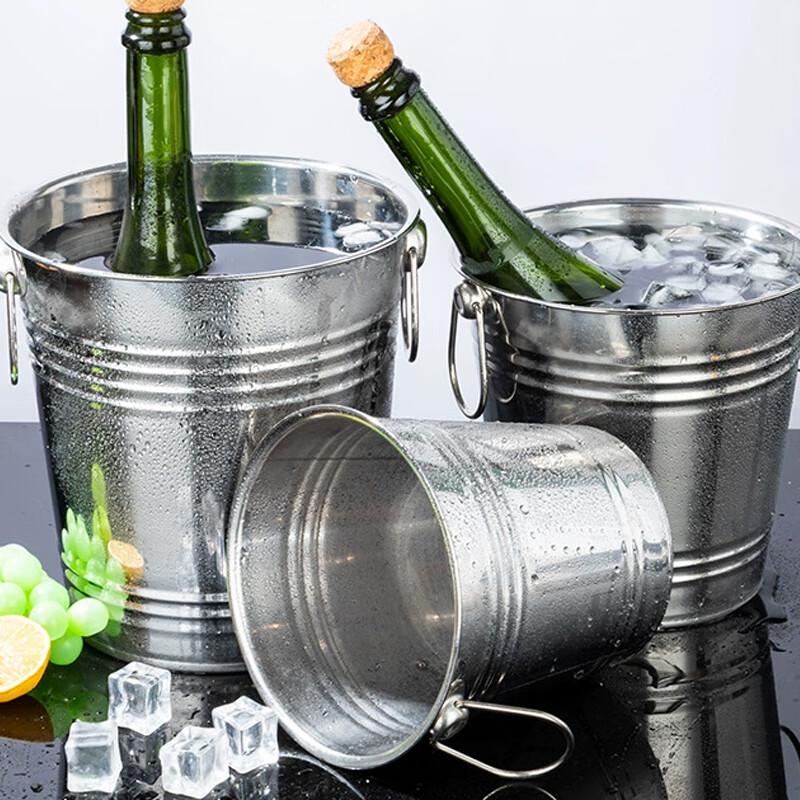 Kodenor 22CM Stainless Steel Picnic Ice Bucket