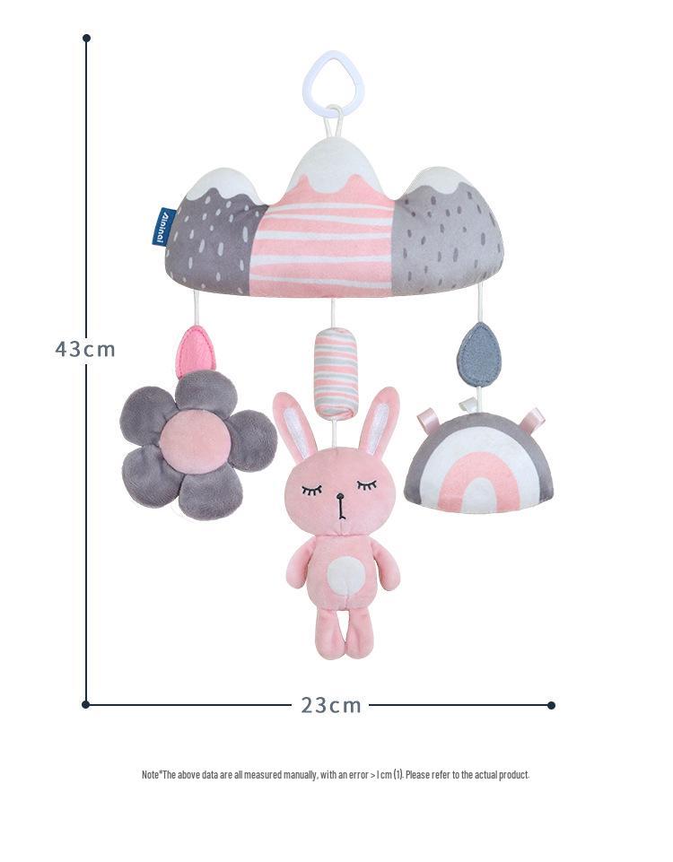 Aipinqi Baby Pink Animal Wind Chime Pendant Toy for Strollers