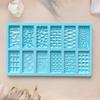 Set di 12 stampi in silicone per cioccolato per dolci, decorazioni per torte, biscotti, gelatine, budini Fai da te Antiaderente Riutilizzabile