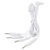 2.35mm Electrode Heat Wires 3.94ft TENS Unit Replacement Lead Wires Connector Cables for Electrotherapy Instruments