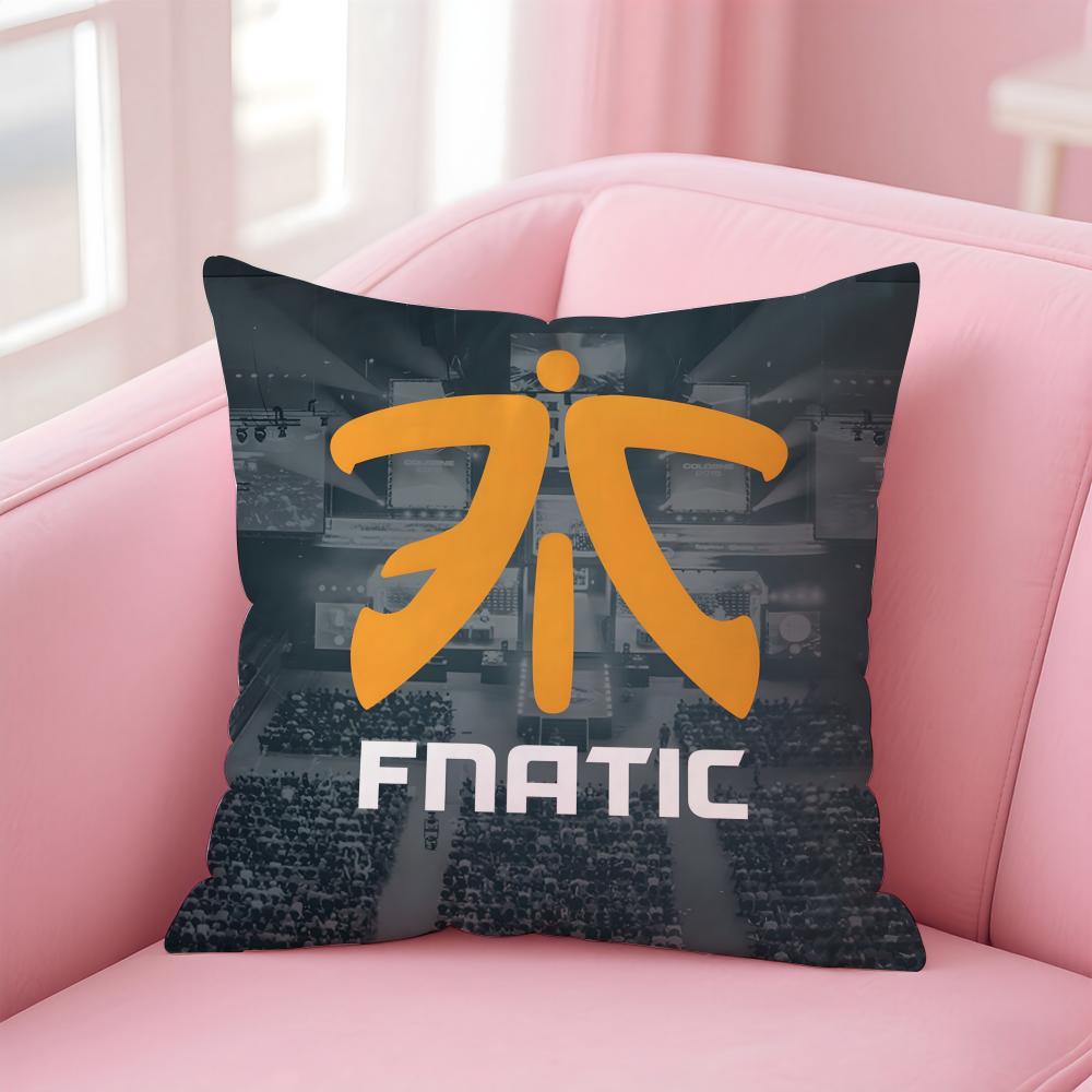 CSGO team logo meme Spirit Falcon Cushion Cover Pillow Case Soft Friendly Fabric Concealed Zipper