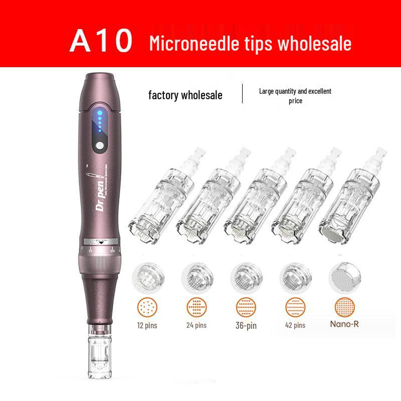 

Dr.pen A10 Cross-Border Electric Microneedle Nano Round Wafer Wave-Shaped Buckle Introduction Head 12-pin buckle