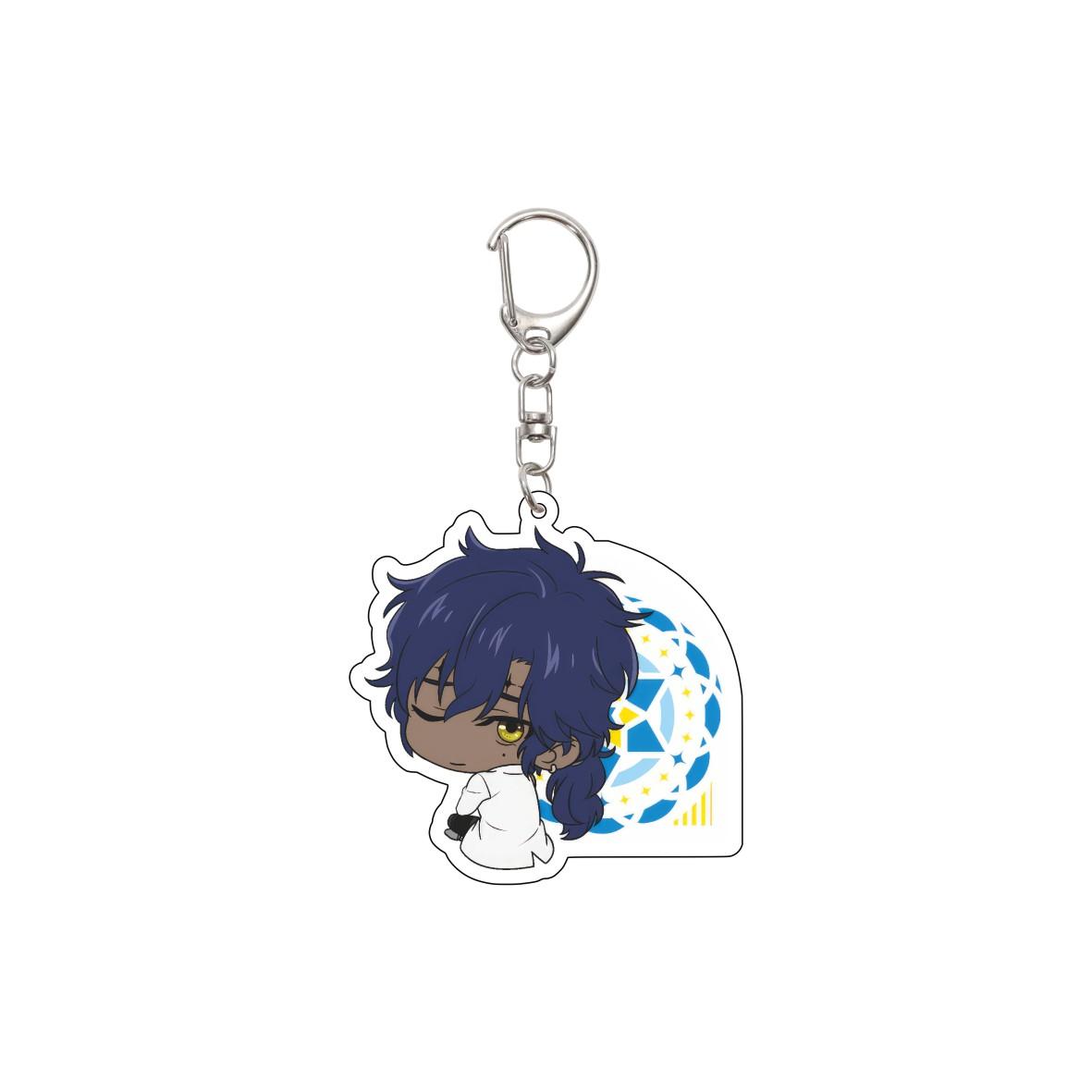 55MM Anime D.Gray-man Sleutelhanger Allen Walker/Yu Kanda/Lenalee Lee Sleutelhanger Acryl Model Plaat Kerstcadeaus 55mm blue
