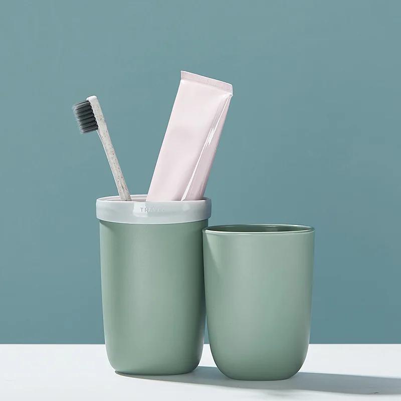 Toothbrush Storage Box for Business Trips, Travel, Washing Cup Set, Toothbrush Cup Portable