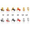 316L Stainless Steel Enamel Zircon Star & Moon Stud Earrings - Colorfast Unisex Jewelry