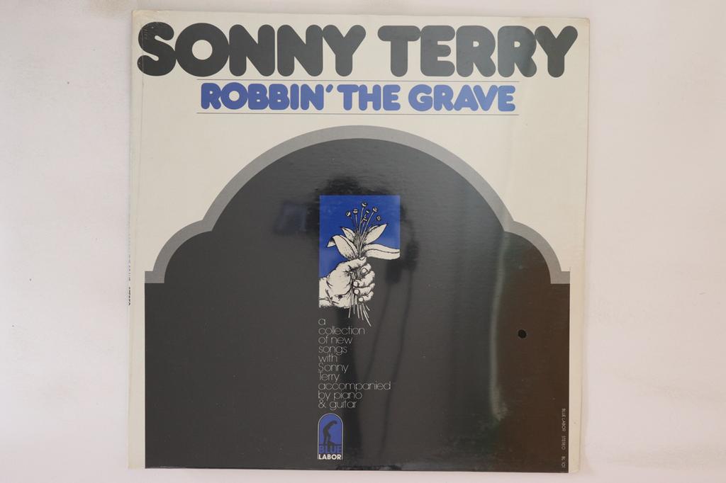 LP Record SONNY TERRY  Robbin The Grave BL101 BLUE LABOR 1974 US Blues Used