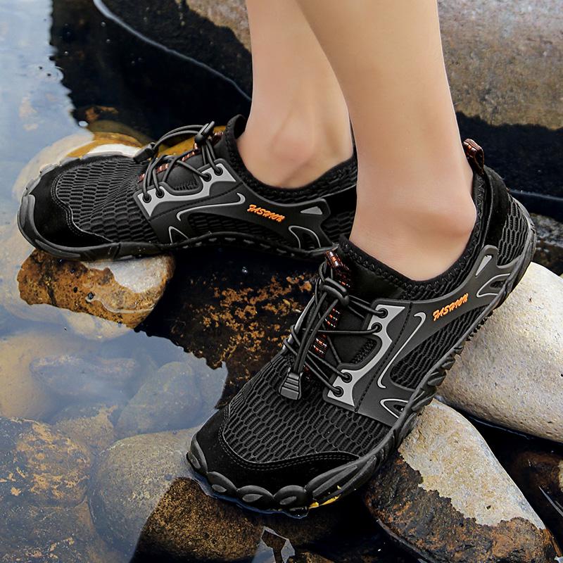 Men Barefoot Aqua Shoes Women Water Shoes Man Fishing Wading Athletic Shoes Quick Dry Trekking Boots Beach Footwear Anti-Skid Sport Sneaker