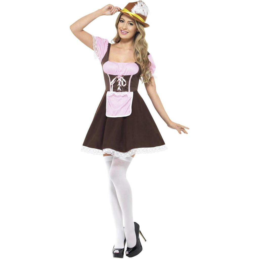 Smiffys Womens/Ladies Tavern Costume Dress