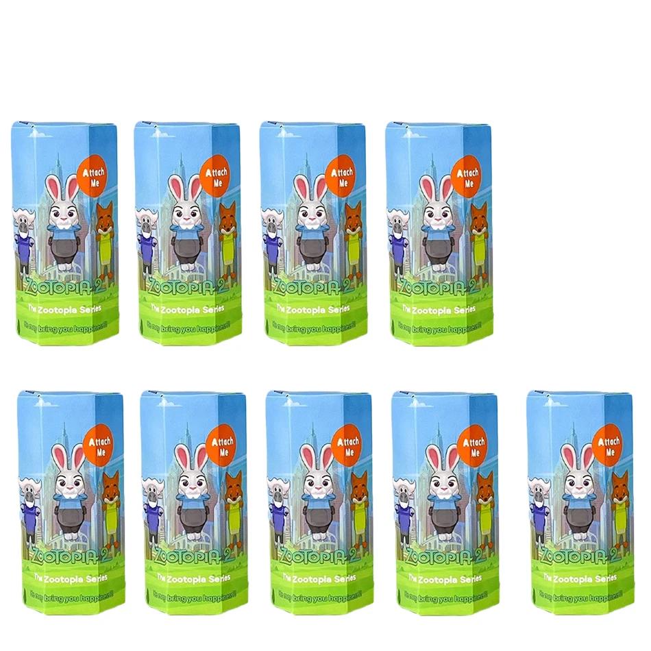 Cartoon Animal Rabbit Judy Fox Mr. Nick Model Toy for Kids Bedroom Decor Ideal Children's Birthday Christmas Gift
