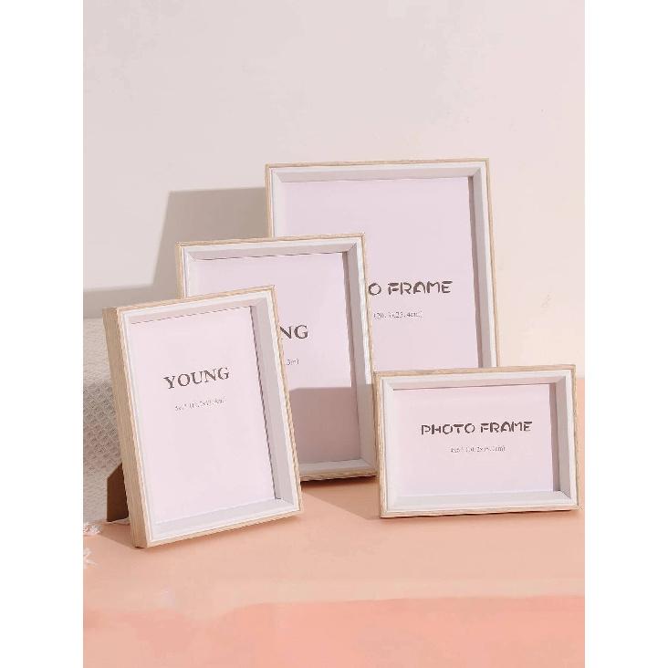 Wooden Picture Frame Modern Desktop Art Decoration Picture Frame