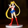 17cm Cartoon Cute Girl Sailor Moon Anime Figure PVC Action Anime Figure Model Kawaii Doll Desktop Ornaments