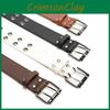 Style Street Punk Double Row Hole Women Casual Belt For Versatile Daily