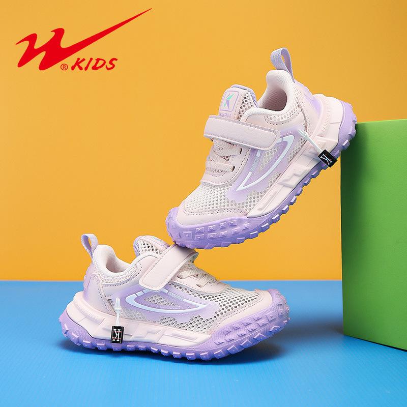 Girls shoes spring and autumn mesh shoes hollow breathable single mesh children's sports shoes