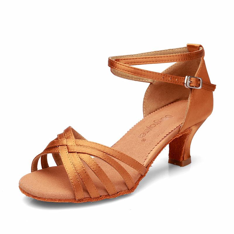 

Модные туфли для латинских танцев, женские, для взрослых, на среднем каблуке, новые женские туфли для танцев, мягкая подошва, бесплатная доставка 41 темные хаки