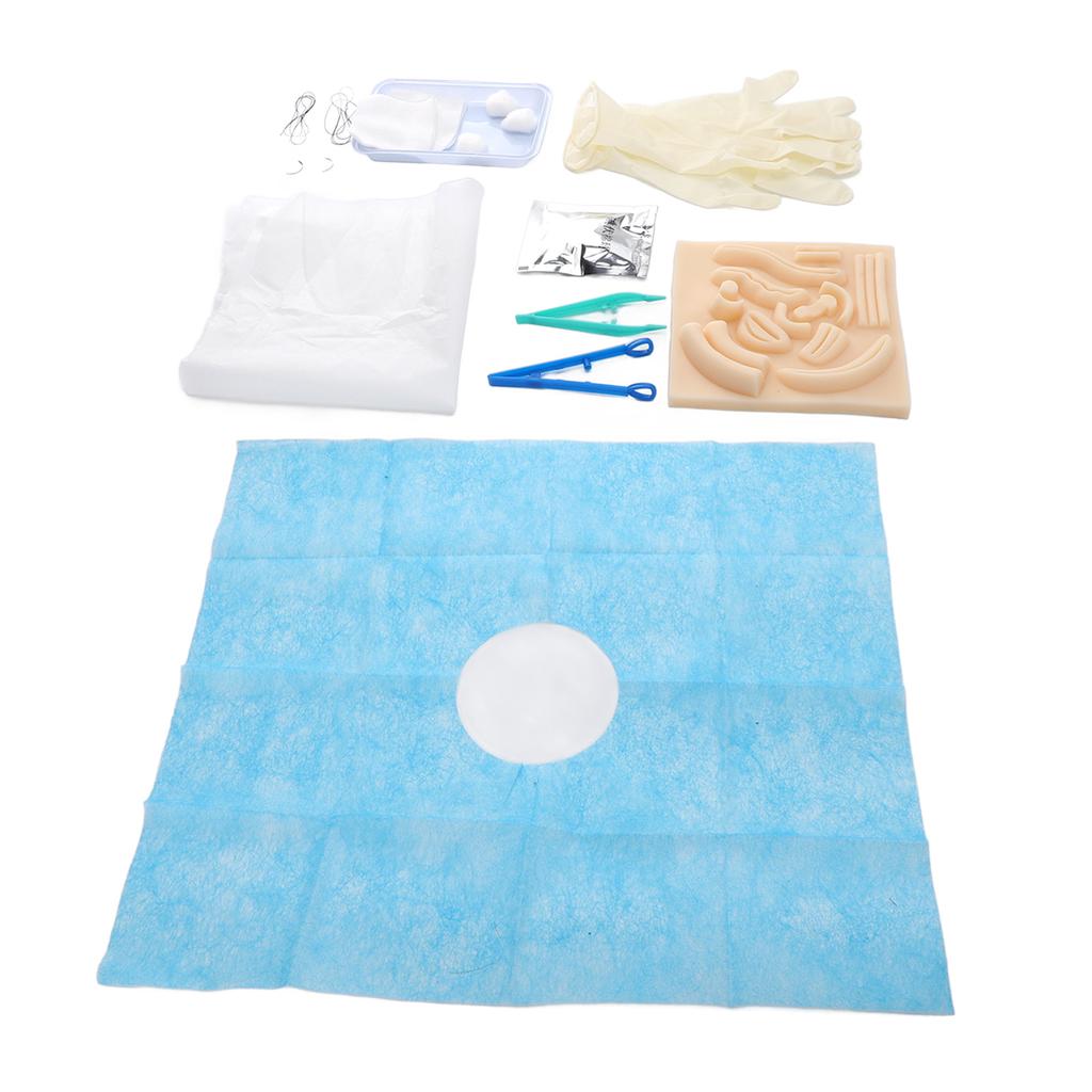 Laparoscopic Suture Simulation Pad with 3D Wounds Surgery Skill Training Reusable Laparoscopic Sutur