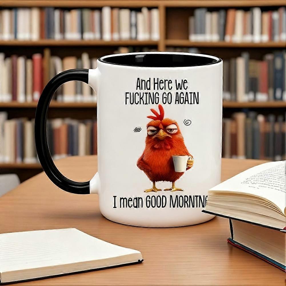 Irritable Rooster Ceramic Mug Funny Sarcastic Coffee Cup
