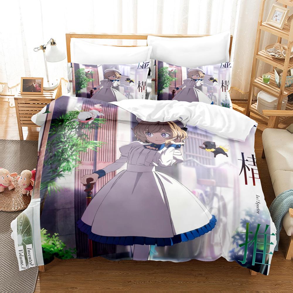 3D Anime In/Spectre Fictitious Reasoning Bedding Sets Duvet Cover Set With Pillowcase Twin Full Queen King Bedclothes Bed Linen