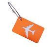 Aluminum Alloy Airplane Luggage Tag for Suitcases & Boarding Passes