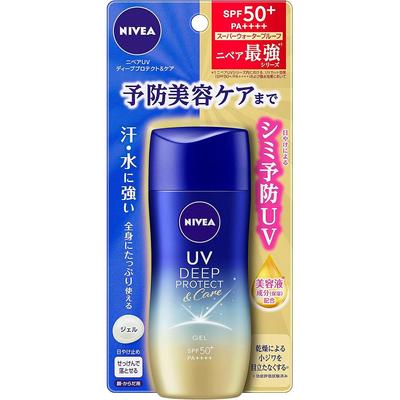 Japan NIVEA UV Deep Protect & Care Gel 80 ml SUNSCREEN SPF50+/PA++++ s1396