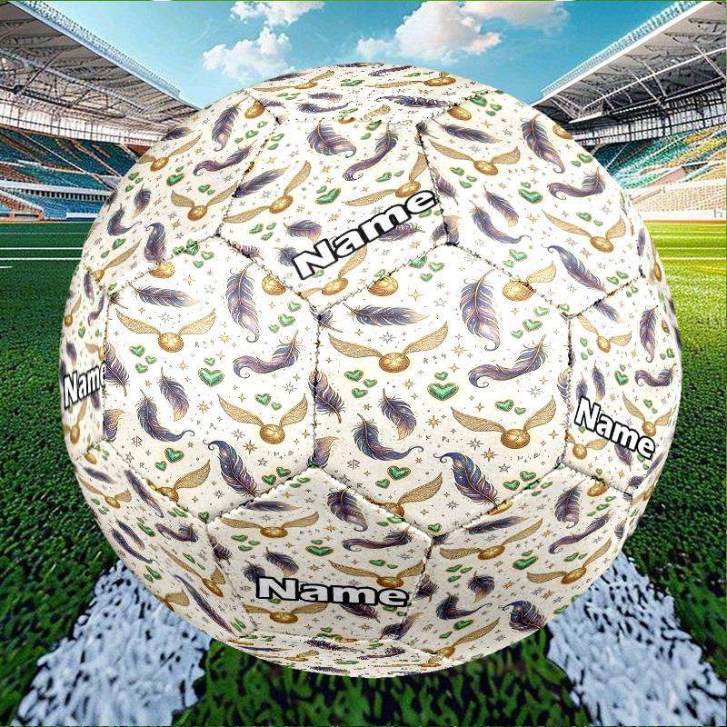 Custom Name Personalized Movie Potter-A Print Size 5 Soccer Ball Training & Match Football, for Team, Kicking, Gift for Football Enthusiasts