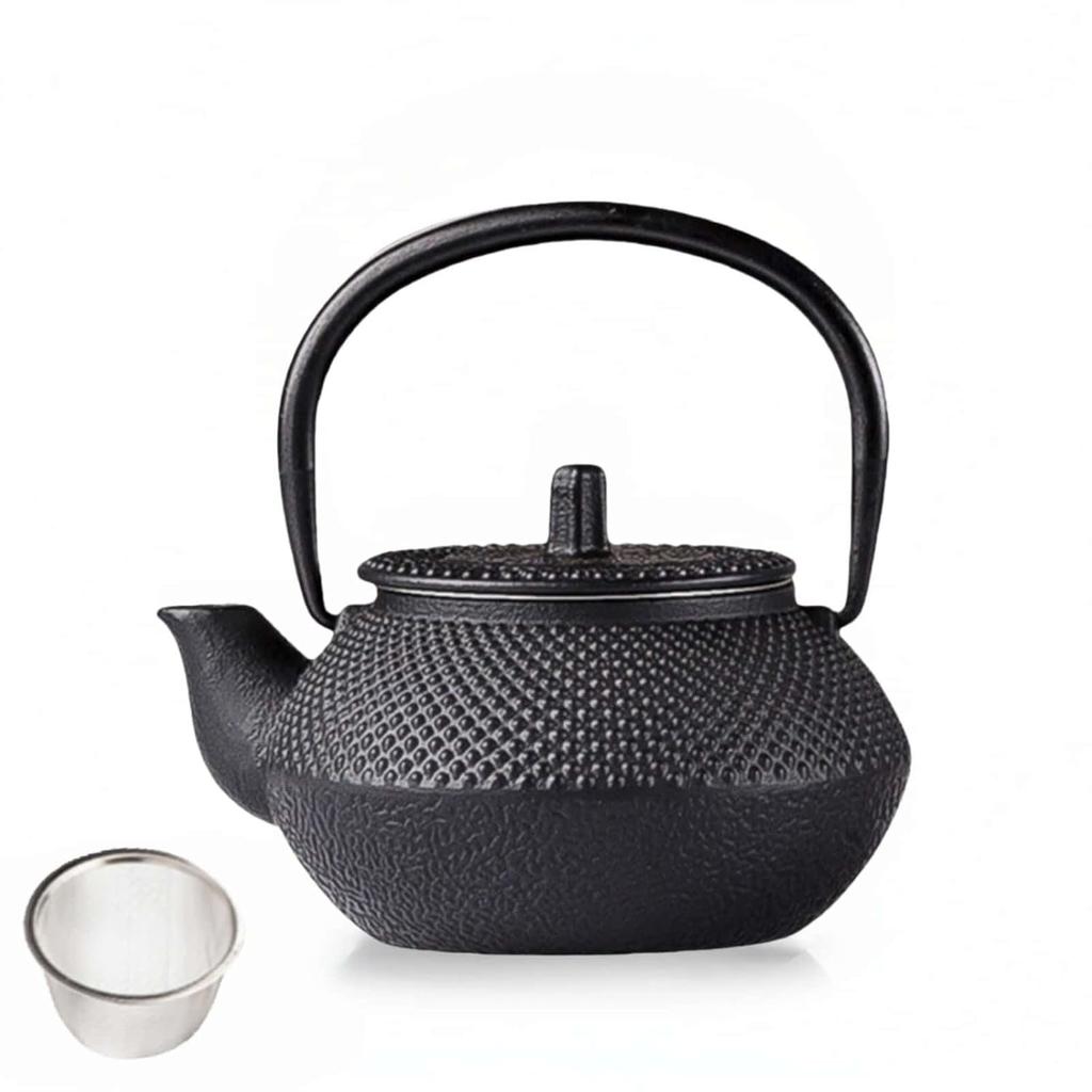Eisenkessel stilvoller Teefilter keine Emaille Teekanne Topf Eisenwaren Gusseisen Ergänzung geeignet direkte Flamme Geschenk Souvenir 300ml