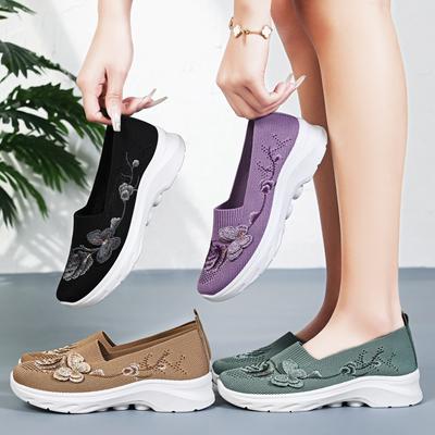 Atmungsaktive Mesh-Schuhe für Damen, Modische und Bequeme Stoffschuhe, Sommerliche Freizeitschuhe