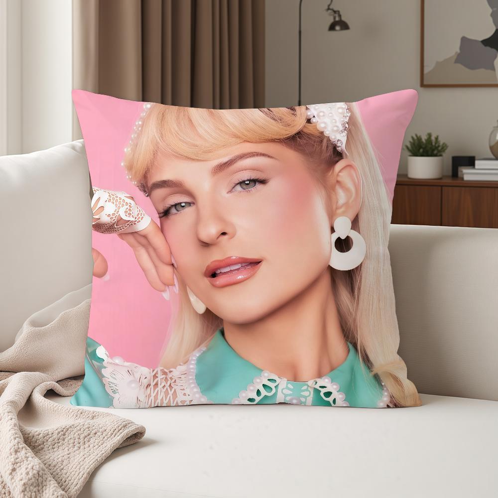 Meghan Trainor Toy With Me Pillow Case Suitable For Bedrooms Living Rooms Cars Home Decoration