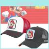 Mario Cartoon Baseball Cap Breathable Hip-hop Duck Tongue Cap For Summer